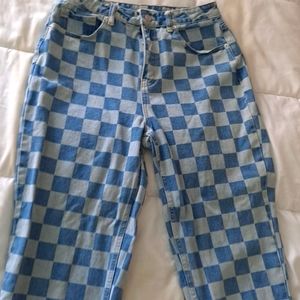 Forever 21 checkered jeans